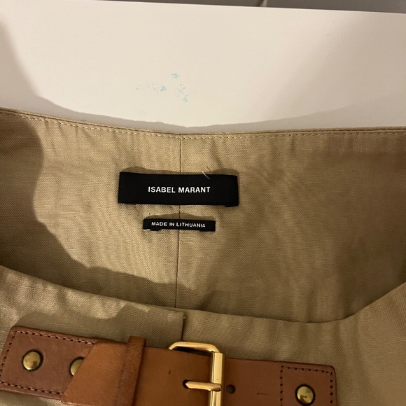Isabel Marant Skirt Tromp-l'oeil Double Buckle Mini - Picture 8 of 8